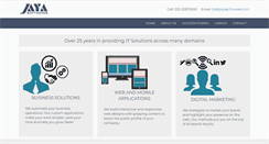 Desktop Screenshot of jayasoftwares.com